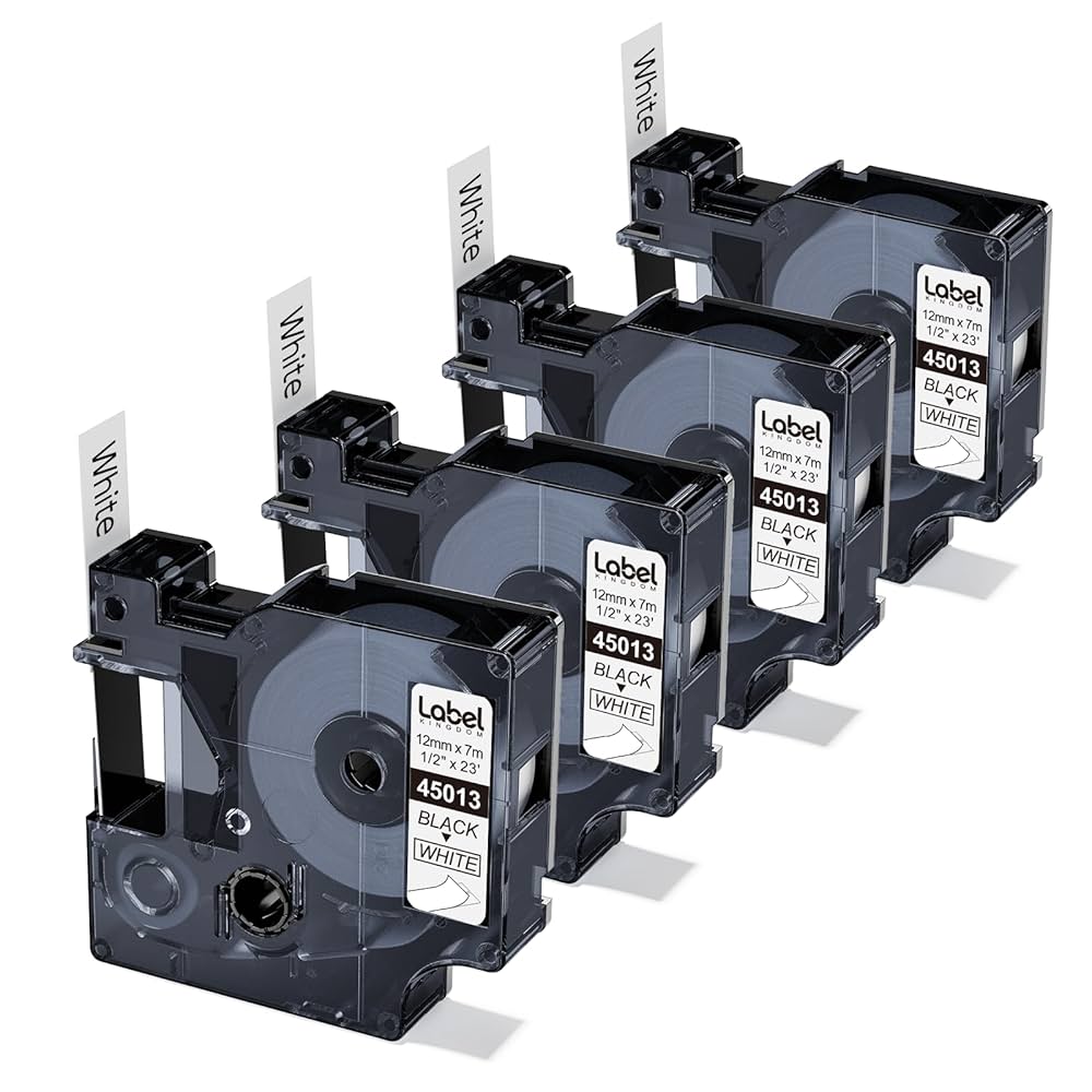 Amazon.com: A45013 D1 Label Tape S0720530 Replace for Dymo